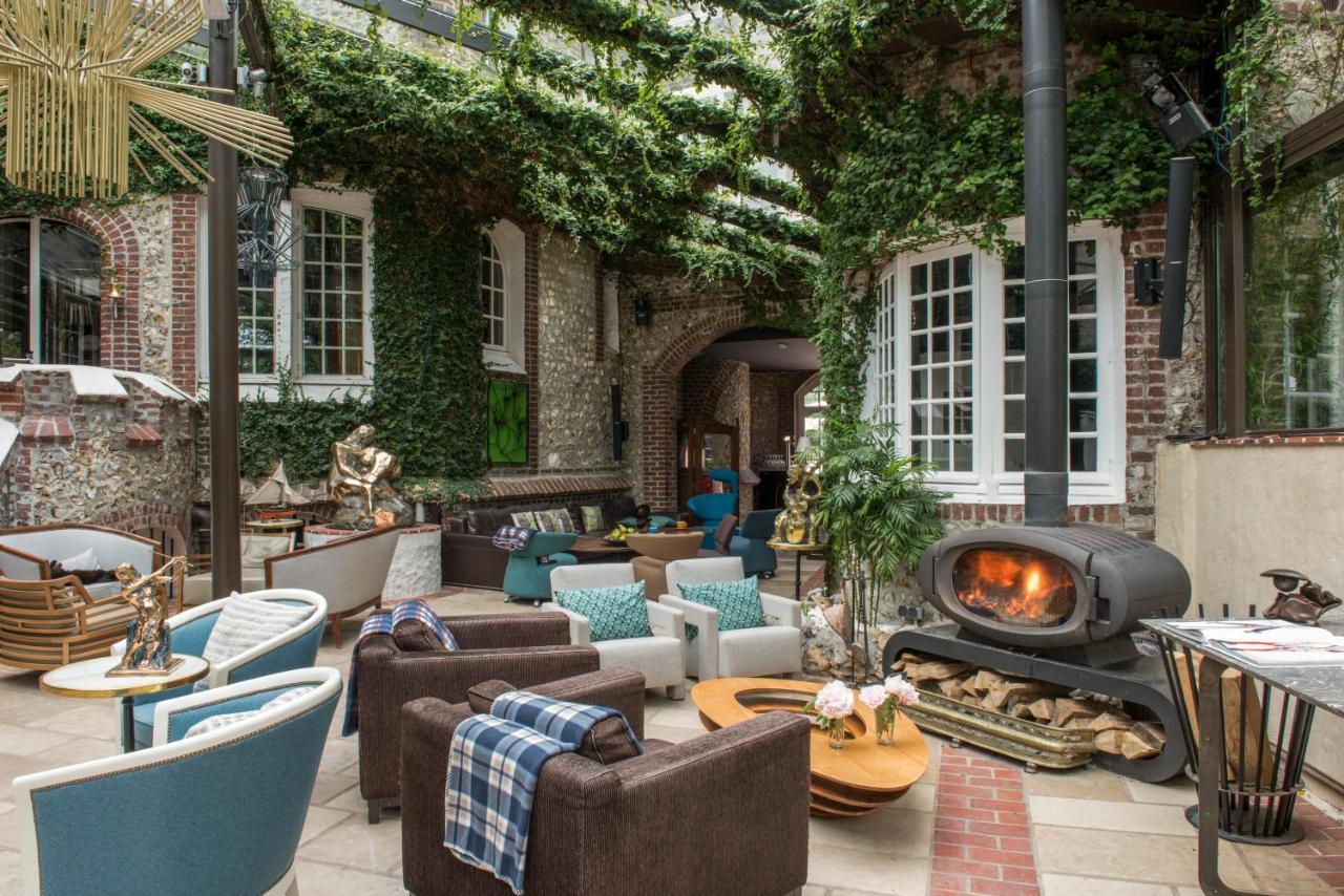 Domaine Saint Clair - Le Donjon Hotel Étretat Exterior foto